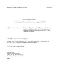 Die bvv wird um kenntnisnahme gebeten: 2