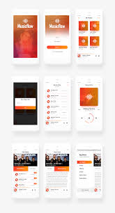 Mockup Mobile App Design Music App Design App Design