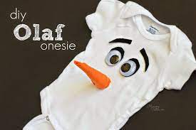 Mommy Testers Diy Frozen Olaf Onesie