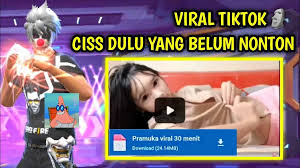 Cewek pramuka viral