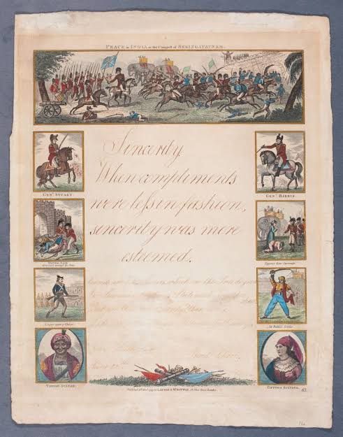 Peace in India, or, The conquest of Seringapatnam | Recent Antiquarian Acquisitions