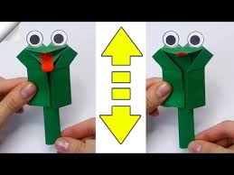 crazy frog moving paper toys easy paper crafts for kids youtube paper crafts paper crafts diy paper toys