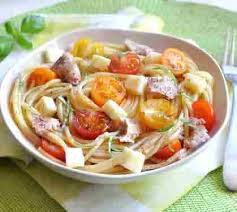 Recette Salade De Pates Au Thon Tomates Et Tomme De Brebis Recette Salade Pates Thon Salade De Pates Recette Salade De Pates