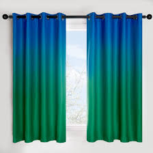 Ohs Kids Ombre Blackout Curtains Blue