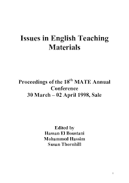 Then please submit it to us so we can make the clue database even better! Pdf Issues In English Teaching Materials Mohammed Hassim Academia Edu