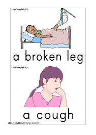 This illnesses vocabulary list includes common aches and pains we feel in our bodies. Health Flash Cards Flashcards Vocabulary Flash Cards Action Words