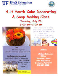 There is much debate among many in the cake decorating world about mixing fondant and modeling chocolate. 4 H Youth Cake Decorating Soap Making Class Uf Ifas Extension Florida Master Gardener Okaloosa County