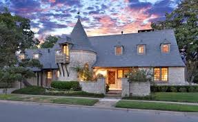 Love The Juliette Balcony On The Turret Storybook Cottage Storybook Homes Turret House