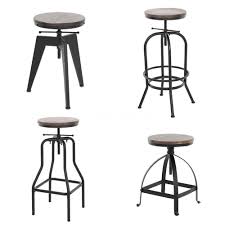 Industriemetall Design Barhocker Barstuhl Tresenhocker Drehbar Holz Stuhl G8a7 Barhocker Vintage Barhocker Holzdesign