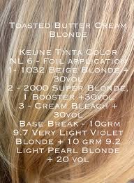 Haircolor George Alderete Keune Color Beige Blonde Hair Color Formulas