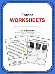 Teach your class classic board games such as sorry!, clue. France Facts Worksheets History Culture Geography For Kids