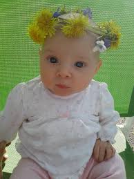 Daisy and Delilah, fairy twins , making daisy chains. I used to do this  with dandelions when I was a young girl . Free to use .