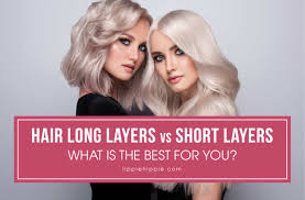 Wet cuts are performed by a hairdresser using degrees or elevation; Hair Long Layers Vs Short Layers What Is The Best For You