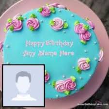 Want to have your personalized birthday cake with your name tagged? Happy Birthday Cake For Wife With Name And Photo
