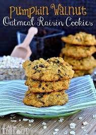 Pumpkin Pie Oatmeal Walnut Raisin Cookies Recipe Raisin Cookies Pumpkin Pie Oatmeal Raisin Cookie Recipe