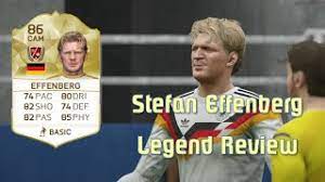 His height is 188 cm and weight is 88 kg (body type normal). Fifa 16 Stefan Effenberg Legend Review Youtube