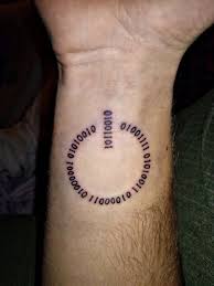 Would a binary be the same? Tattoo Guys Tattoo Tattoo Text Binary Tattoo Technology Tattoos Geek Nerd Tattoo Nerdy Tattoos Computer Tattoo