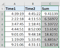 To convert 3.2 hours into seconds we have to multiply 3.2 by the conversion factor in order to get the time amount from hours to seconds. How To Sum Time And Format As Hours Minutes Or Seconds In Excel