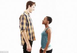 couples with the biggest height differences found to have