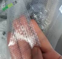 120克增强高密度聚乙烯，带紫外线编织塑料布织物薄膜透明果园防水罩