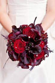 Gorgeous Deep Red And Purple Bridal Bouquet Wedding Planning By Simply Wed Www Simplywed Com Rose Wedding Bouquet Lily Bouquet Wedding Purple Bridal Bouquet