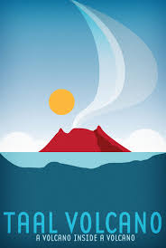 Includes free coloring pages and instructions for learning how to draw. Taal Volcano Tagaytay Philippines Philippines Travel Tourism Poster Philippines Tourism