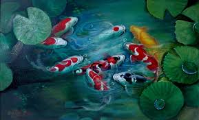 This is a wallpaper of 3d wallpapers. Koi 1 Ikan Koi Lukisan Ikan