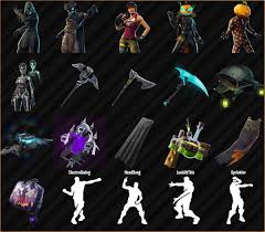 Some new leaks posted to reddit and twitter have revealed what players will be treated to as the fortnite servers switch over to the new year. Leaked Skins And Cosmetics Found In The Fortnite V6 02 Files Continue The Halloween Theme Dexerto