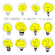 Creative light bulb yellow question mark cute cartoon light bulb png. Set Of Bulb Icons Stylized Kids Drawing Children Drawing Of Royalty Free Cliparts Vectors And Stock Illustration Image 88322296