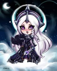 I'm a bit sad that lunar eclipse isn't for diana tho but still, leagueoflegends did an awesome job~! Jamilsc11 Lol Eclipse Lunar Leona Chibi Commission Commission