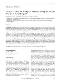 A contract has to set terms and conditions relating to the weekly or. Pdf The Risk Factors Of Workplace Violence Among Healthcare Workers In Public Hospital Irniza Binti Rasdi Medic And Nursyafiqah Zainal Academia Edu