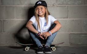 Sky brown is a japanese skateboarder, surfer, tv personality, and social media star, best known as the world's youngest professional skateboarder.at the age of 8, sky was the youngest skateboarder that participated in the vans us open pro series in 2016, and in july 2017, attended the 1st ever asian vans park series continental championships in singapore and ended up in 2nd place. Sky Brown 11 Year Old Skateboarder And Would Be Olympian I Want To Show Girls All Over The World What Is Possible By Making It To Tokyo 2020