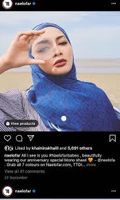 Your preferred online naelofar store. Naelofar Mono Shawl Dark Blue Muslimah Fashion Scarves On Carousell