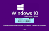 Windows 10 Product Key Sticker