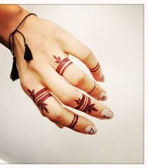 For The Arab Bride Here Is A Set Of Photos Of A Soft Henna Inscription Yasmina Finger Henna Designs Mehndi Designs For Fingers Red Ink Tattoos