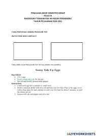 Maybe you would like to learn more about one of these? Penilaian Akhir Semester Genap Worksheet