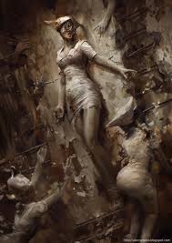Xombiedirge Silent Hill Nurse Silent Hill Silent Hill Art