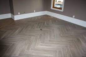 Herringbone Yes Its Tile Hardwood Modern Family Room Burlington Gino Dalesio Renovations Modern Family Rooms Herringbone Wood Tile Wood Grain Tile