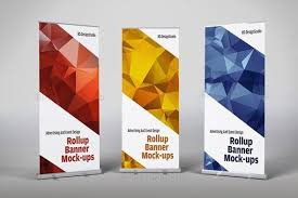 Download Roll Up Banner Mock Ups Banner Template Design Rollup Banner Banner Template