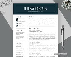 Motivated english literature graduate seeking the role of english teacher at abc high school. Professional Cv Template For Microsoft Word Cover Letter Curriculum Vitae Modern And Creative Resume Design Teacher Resume 1 Page 2 Page 3 Page Instant Download Cvtemplatesau Com