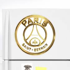Psg Paris St Germain Gold Extra Large Sticker By Under The Table Psg Paris Stgermain France Soccer Neymar Mb St Germain Gold Stickers Hardcover Notebook