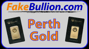 2 Counterfeit Perth Mint 1 Ounce Gold Bar In Black Assay Card