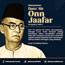 Dato' onn jaafar's geni profile. Jaafar Onn 2020