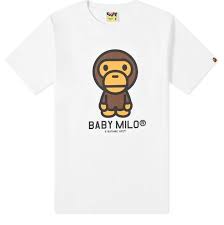 A bathing ape milo shark full zip hoody grey. A Bathing Ape Baby Milo Cotton T Shirt Pink Men S Fashion Tops Sets Tshirts Polo Shirts On Carousell
