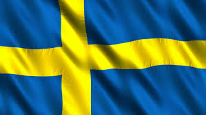 Swedish flag in blue and yellow. Flag Of Sweden Stock Footage Video 100 Royalty Free 1122154 Shutterstock