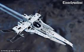 T3 Fighter Long Nose E Wing All White Nmscoordinateexchange No Man S Sky Fighter Alien Ship