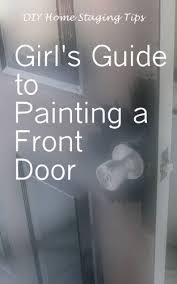 The fastest way to remove paint buildup on a wooden door is with a sharp stainless steel or carbide scraper. Girl S Guide To Painting Your Front Door Diy Home Staging Tips