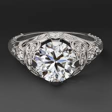 Custom-designed 1.5 kt diamond ring