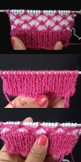 Iki Renkli Kare Desenli Orgu Yelek Modeli Yapimi Orgu Krose Baby Knitting Patterns