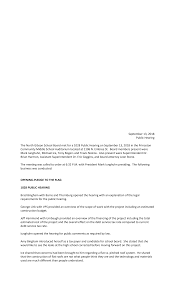 September 13, 2018 Public Hearing The North Gibson School Board met for a  1028 Public Hearing